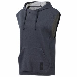 Reebok Combat Legacy Sleeveless Kapuzenpullover Damen - DunkelGrau - DE 270-OXP